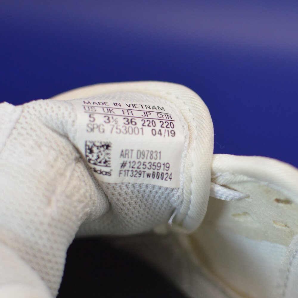 Womens Adidas White Boost Sneakers - Picture 4 of 7